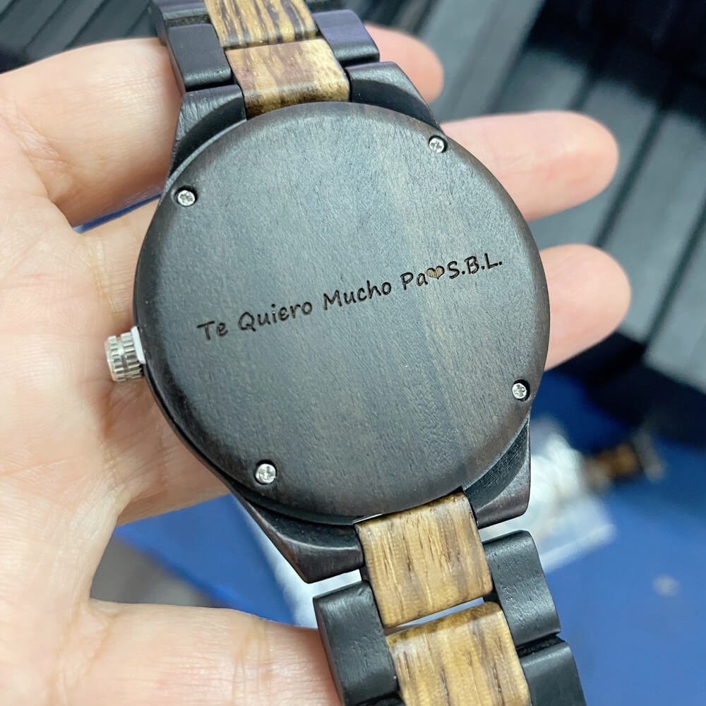 Wooden Watches for Men Engraved