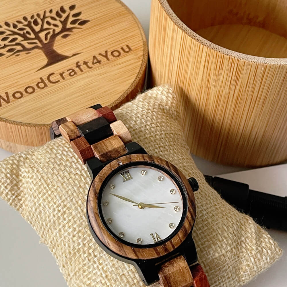 Multi-Colour Lady Watch White Face