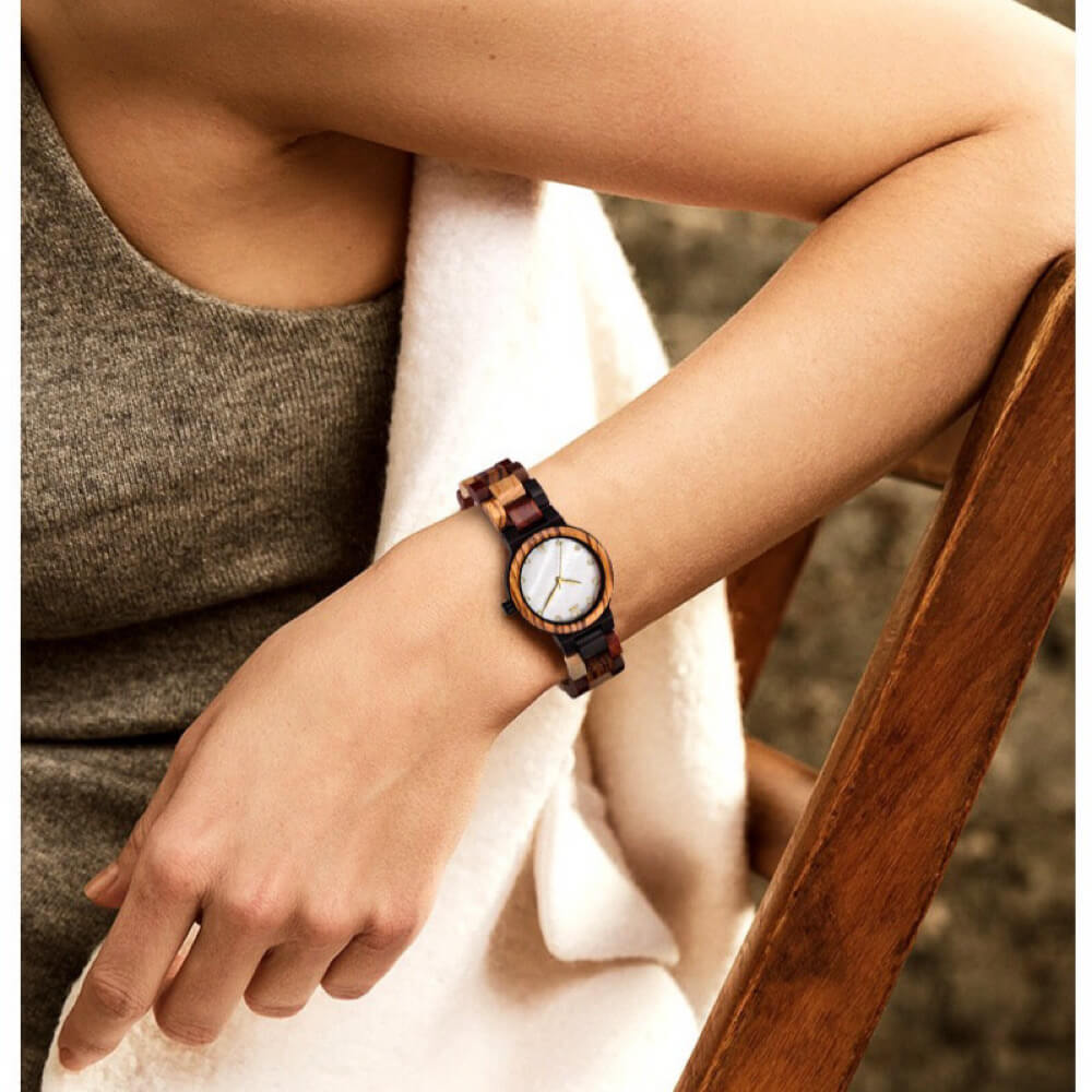 Multi-Colour Lady Watch White Face