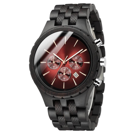 Classic Black Sandalwood Watch