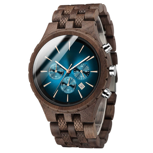 Classic Walnut Wood Watch