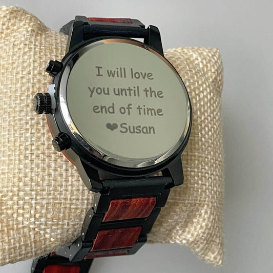 The Perfect Gift: Engraved Wooden Watches for Father’s Day & Mother’s Day