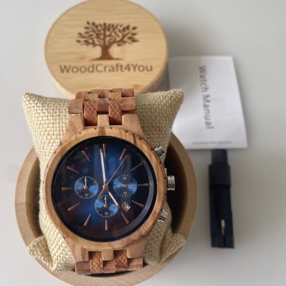 Classic Oliva Wood Watch