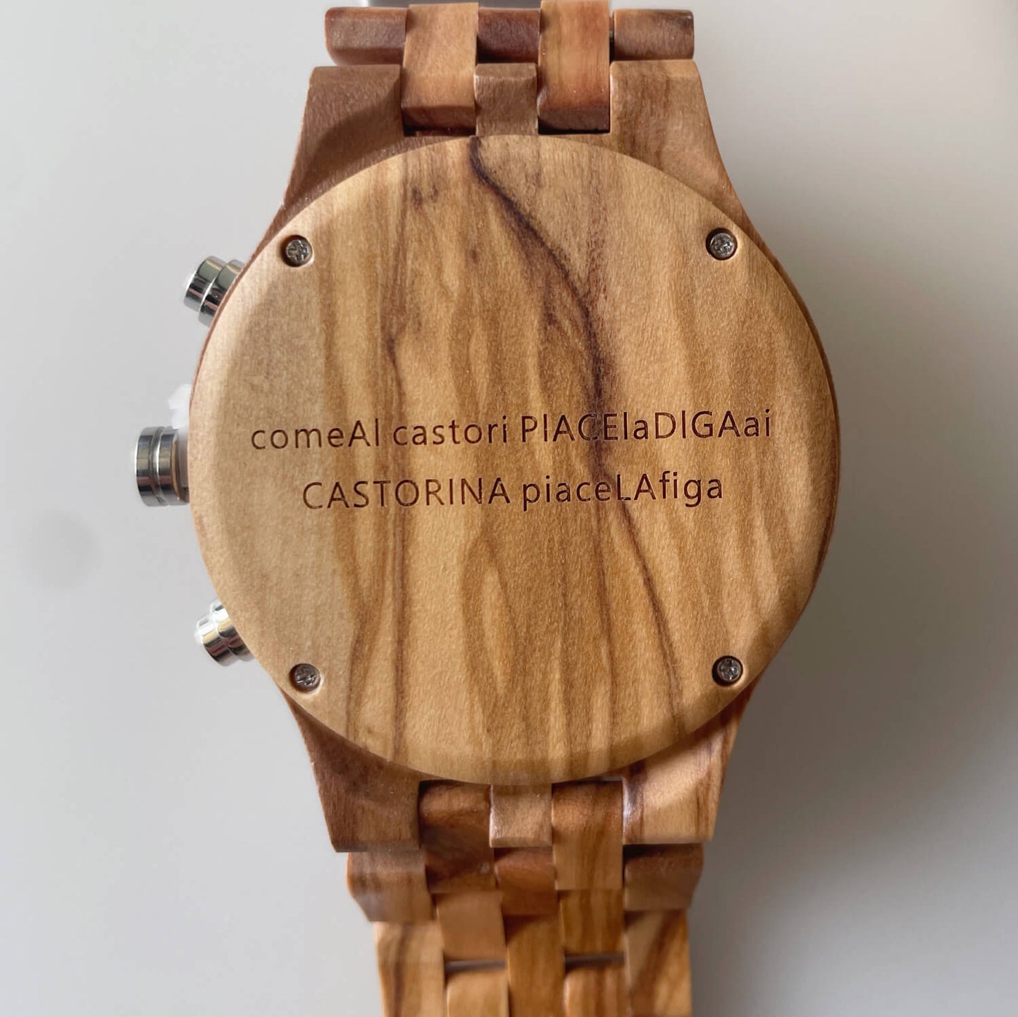 Classic Oliva Wood Watch