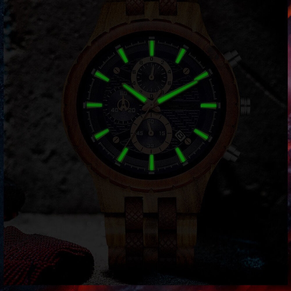 Zebra&Red Sandalwood Watch