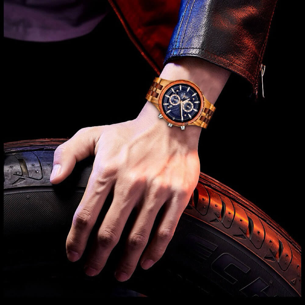 Zebra&Red Sandalwood Watch