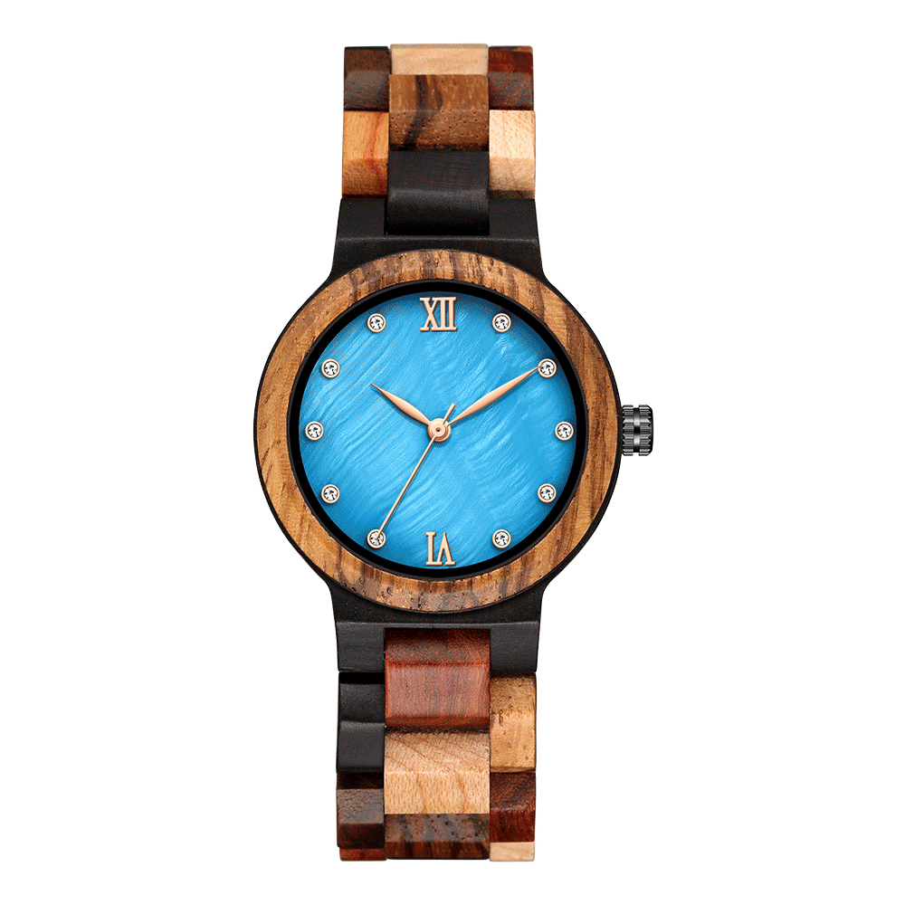 Multi-Colour Lady Watch Blue Face