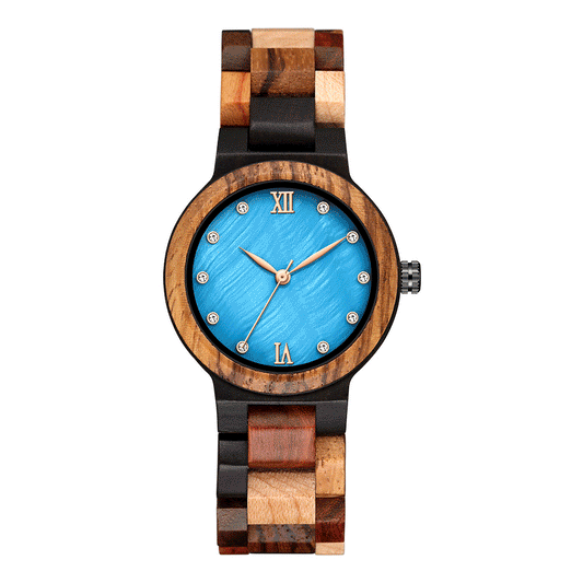 Multi-Colour Lady Watch Blue Face