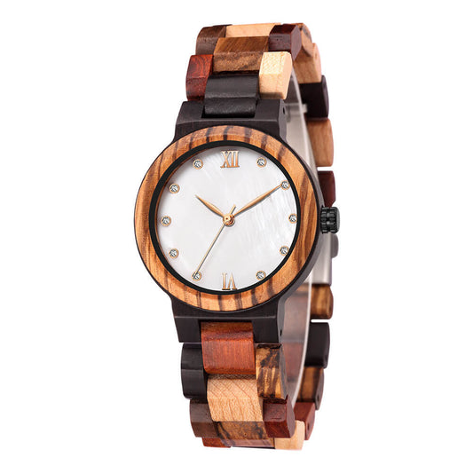 Multi-Colour Lady Watch White Face